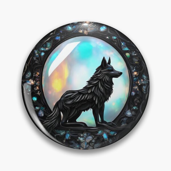 Artikelvorschau, Kleiner Wolf auf wunderschönem edlem Opal entworfen und verkauft von Aquillashop.