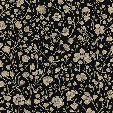 Artwork thumbnail, Simple tiny Flower Pattern by Yabi101