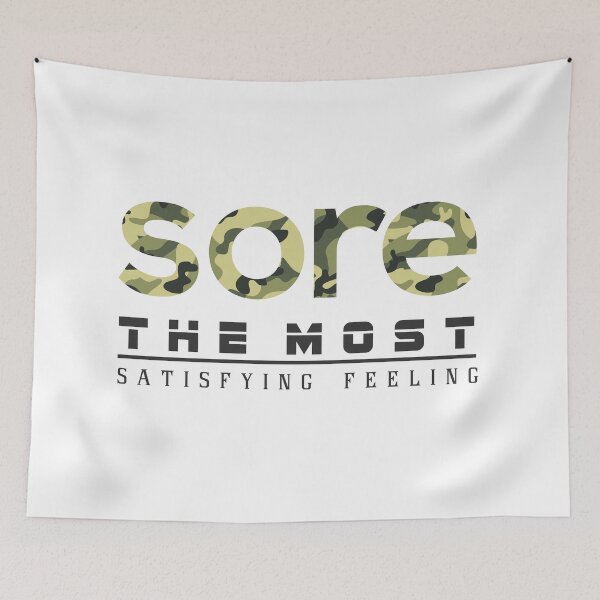 Item preview, Sore is the most satisfying feeling  designed and sold by SamMeow.