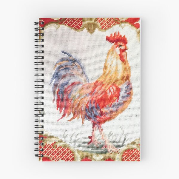 Item preview, Vintage Needlepoint Rooster Tapestry designed and sold by Neeshki.