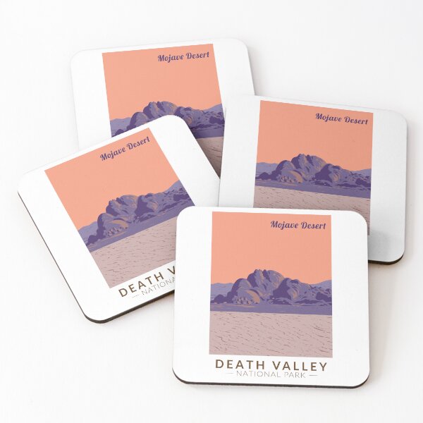 Item preview, Death Valley National Park Mojave Desert Travel Art Vintage designed and sold by KrisSidDesigns.