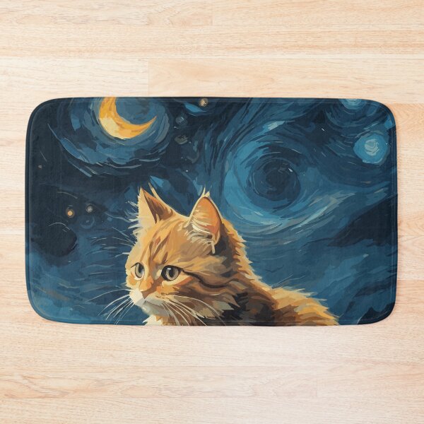 Item preview, Munchkin Cat in Moonlit Night  designed and sold by cutiepie11cats.