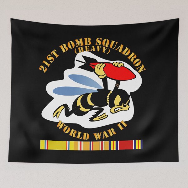 Item preview, AAC - 21st Bomb Squadron - WWII w PAC SVC designed and sold by Military Insignia Products.