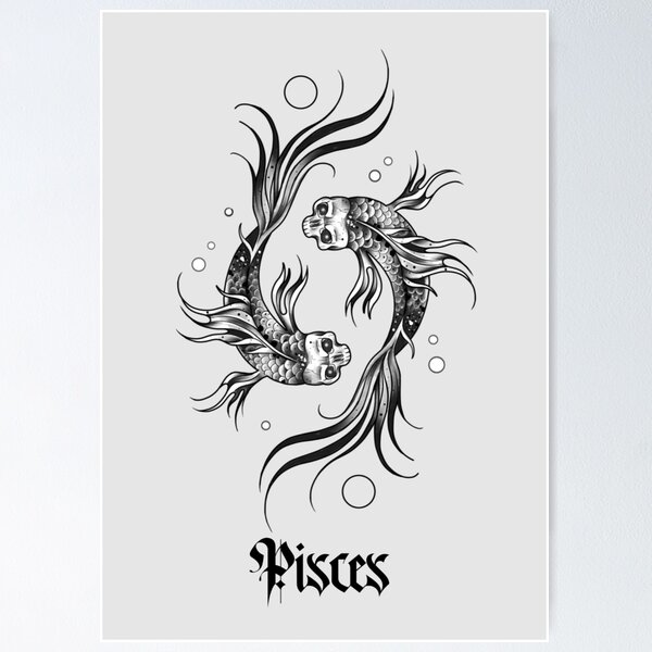 Tattify Astrological Temporary Tattoos - Pisces (Set of 14) - Walmart.com