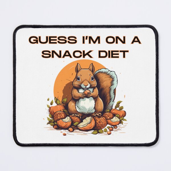 Item preview, I Guess I'm On A Snack Diet funny humorous design designed and sold by NatalieArtiste.
