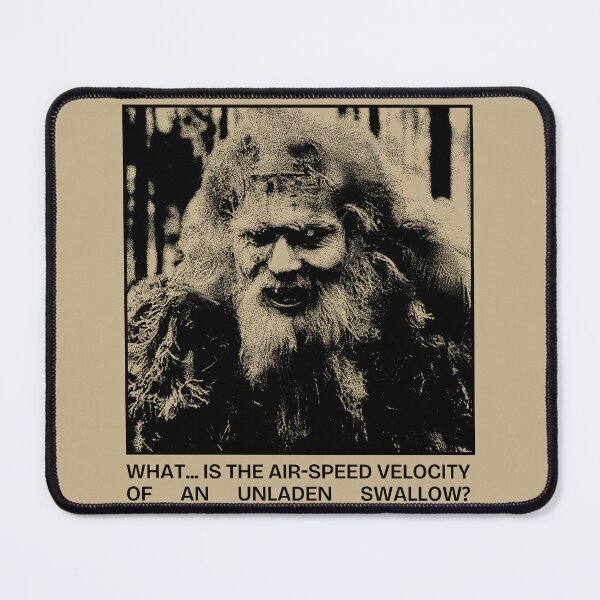 Item preview, What is the airspeed velocity of an unladen swallow? designed and sold by JulianoZn97.