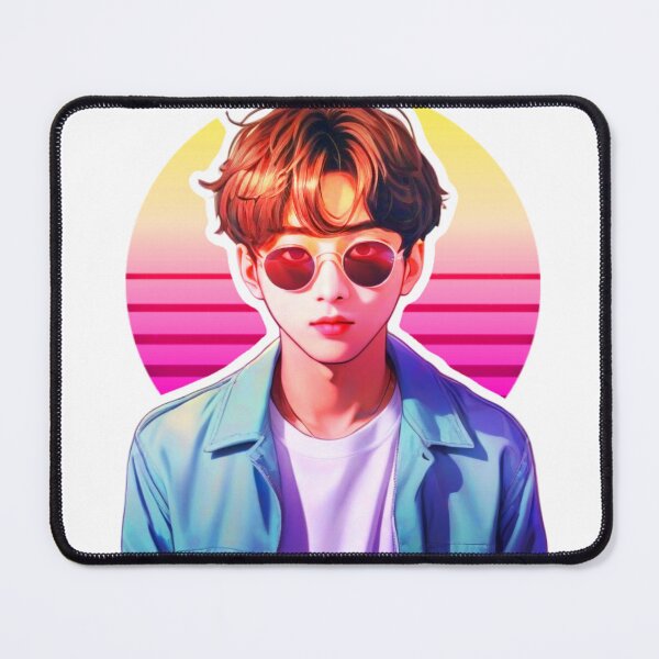 Item preview, Jungkook Retrowave Summer designed and sold by Bielzisimo.