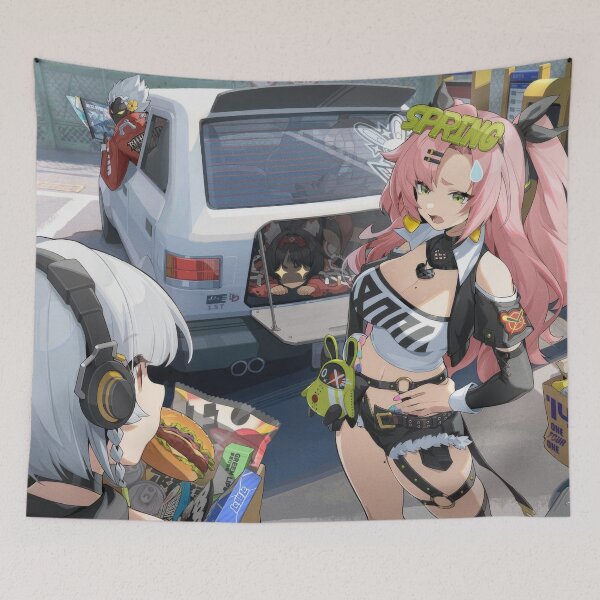 Item preview, Zenless Zone Zero (ZZZ) Anby & Nicole Poster designed and sold by Astral Drop.