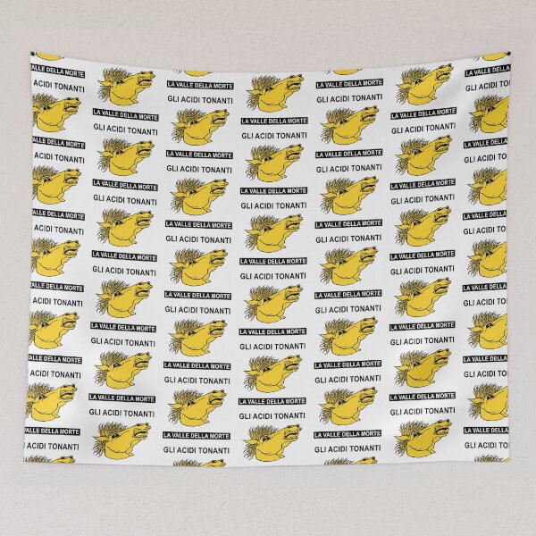 Item preview, Gli Acidi Tonanti - La Valle Della Morte (yellow horse head) designed and sold by maxdolcini.