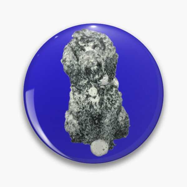 Item preview, Cockapoo with a ball (Blue) designed and sold by LearsInteriors.