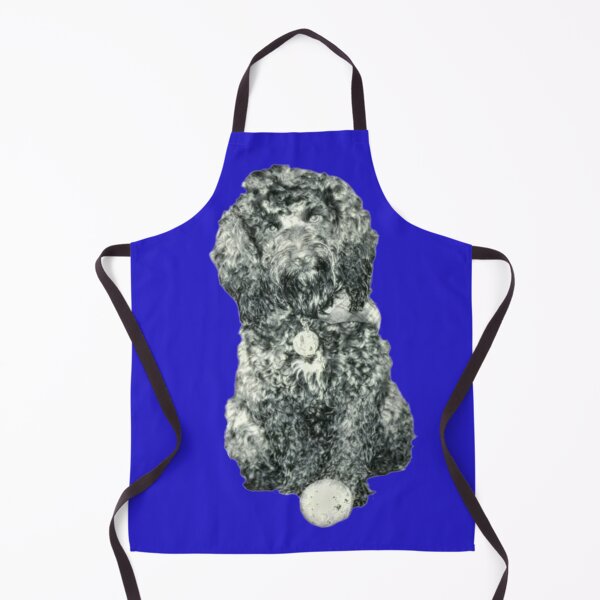 Item preview, Cockapoo with a ball (Blue) designed and sold by LearsInteriors.