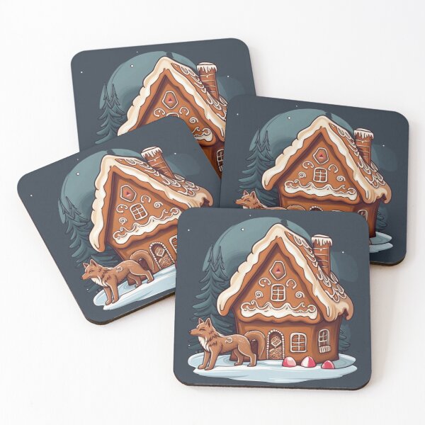 Item preview, Gingerbread House Wolf designed and sold by NightshadeWolfs.