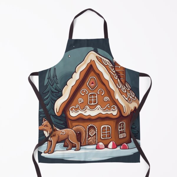 Item preview, Gingerbread House Wolf designed and sold by NightshadeWolfs.