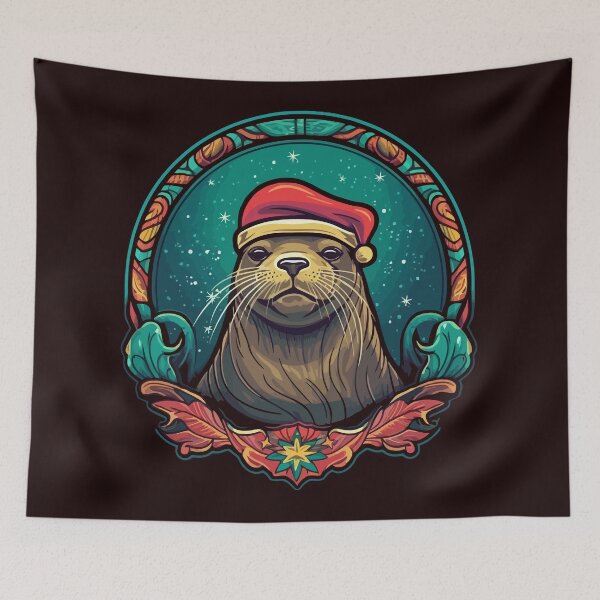 Item preview, Christmas Sea Lion designed and sold by creativellashop.
