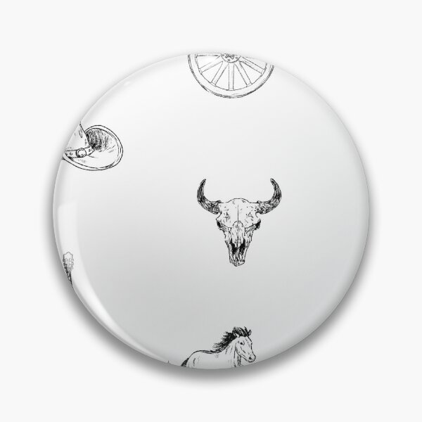 Item preview, Western Black and White Sticker Pack designed and sold by pedersenscout.