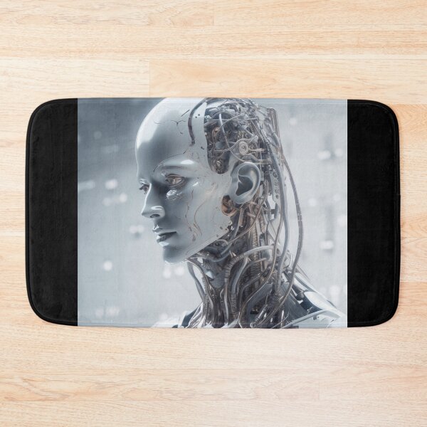 Item preview, Sophisticated Cybernetic Muse - Futuristic Robotic Art designed and sold by SmartDesignByBB.