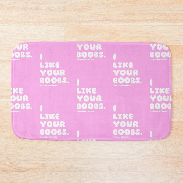 Aperçu de l'œuvre J'aime tes seins. v7, rose | lilsboobthangs créée et vendue par lilsboobthangs.