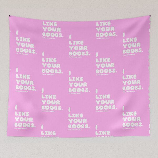 Item preview, I like your boobs. v7, pink | lilsboobthangs designed and sold by lilsboobthangs.