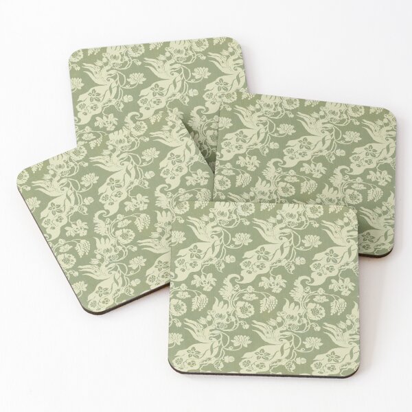 Item preview, Moss Brocade Floral designed and sold by Rachel Grunig.