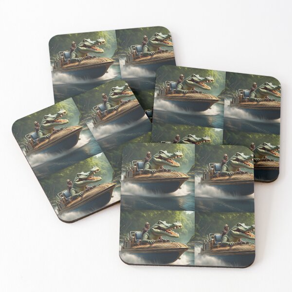 Item preview, Crocodile driving a speedboat designed and sold by Giuseppe Pellegrino.