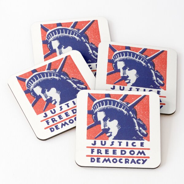 Item preview, WWII Justice, Freedom, Democracy designed and sold by historicimage.