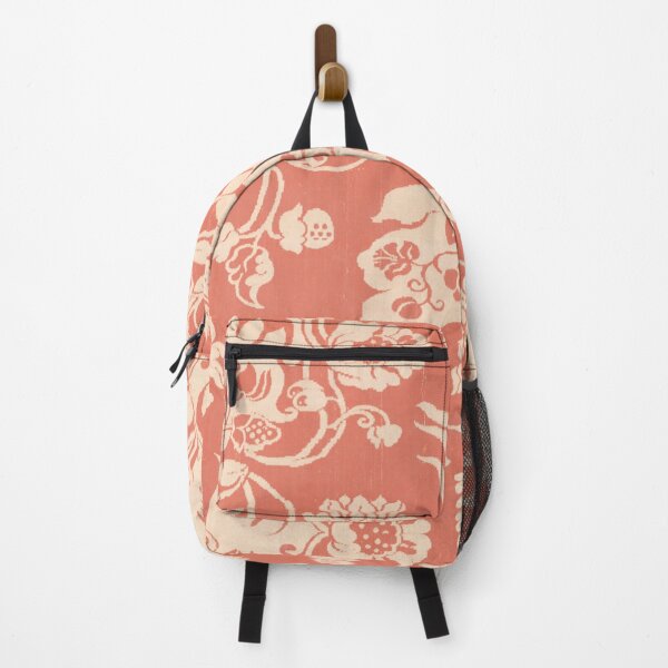 Item preview, Persimmon Brocade Floral designed and sold by Rachel Grunig.