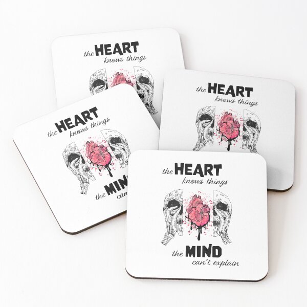 Item preview, The Heart Knows Things the Mind Can't Explain - Black designed and sold by Cre8vConspiracy.