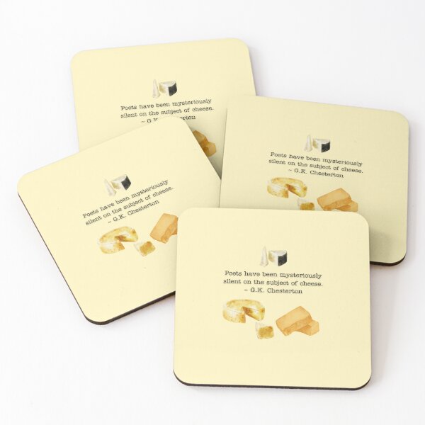 Item preview, Chesterton Cheese Quote designed and sold by acceptablewords.