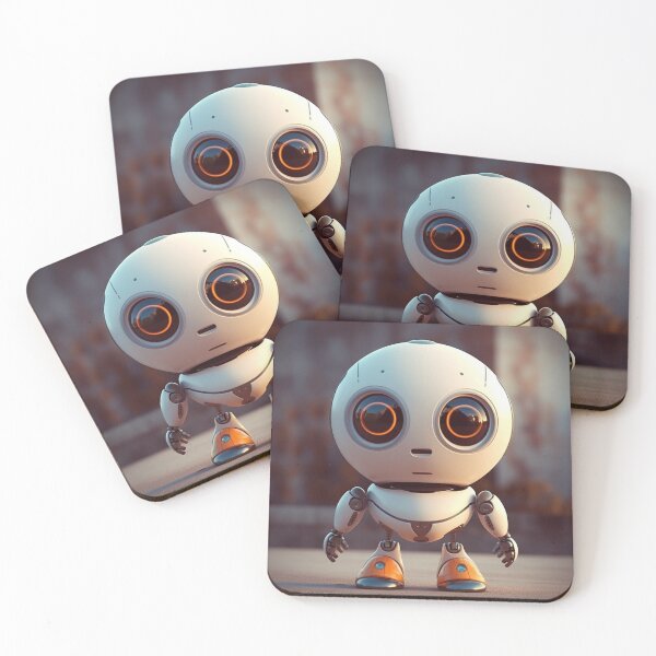 Item preview, Charming Robo-Pal - Cute Robot Companion designed and sold by SmartDesignByBB.