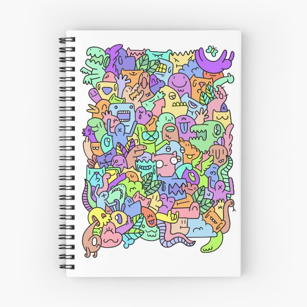 Item preview, colorful doodle t-shirt design  designed and sold by Kirylart.
