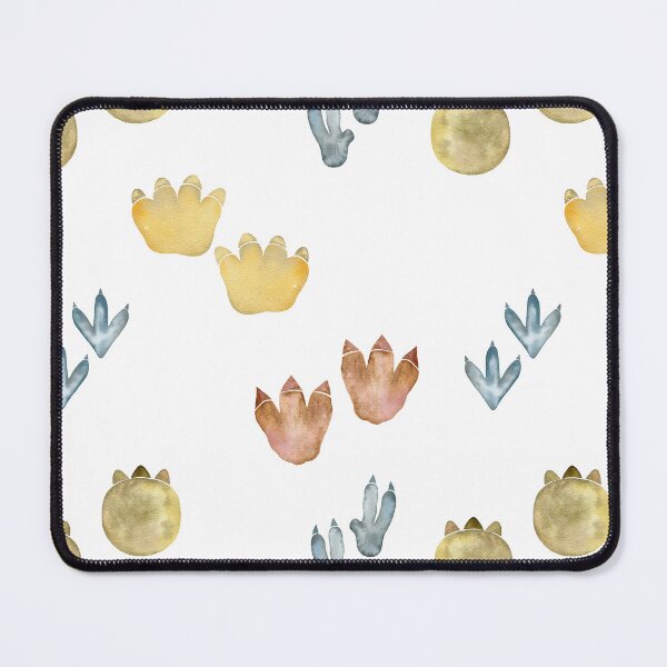 Item preview, Watercolor pattern with dinosaur paw prints designed and sold by tapilipa.