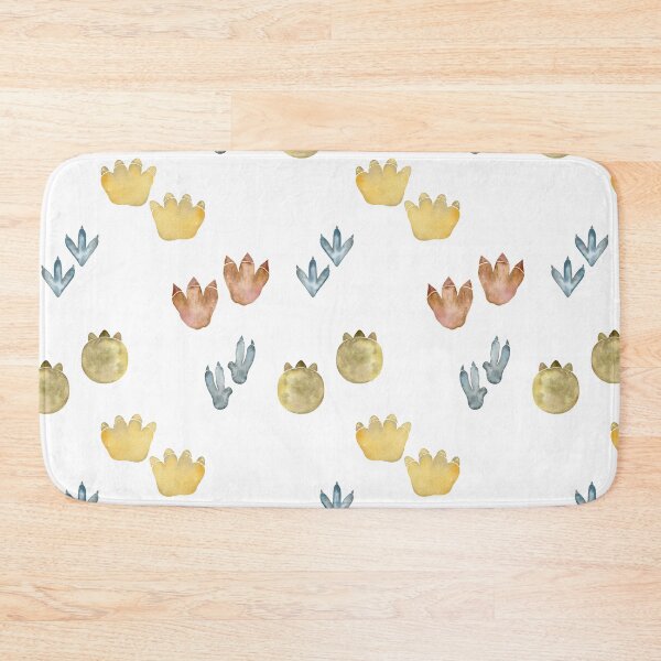 Item preview, Watercolor pattern with dinosaur paw prints designed and sold by tapilipa.