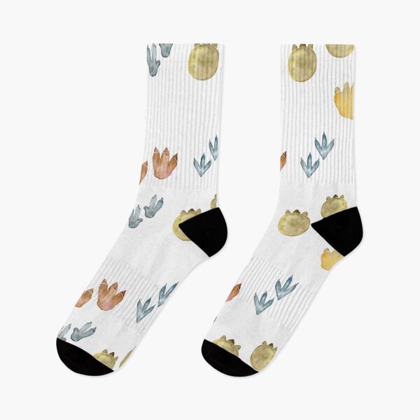 Item preview, Watercolor pattern with dinosaur paw prints designed and sold by tapilipa.