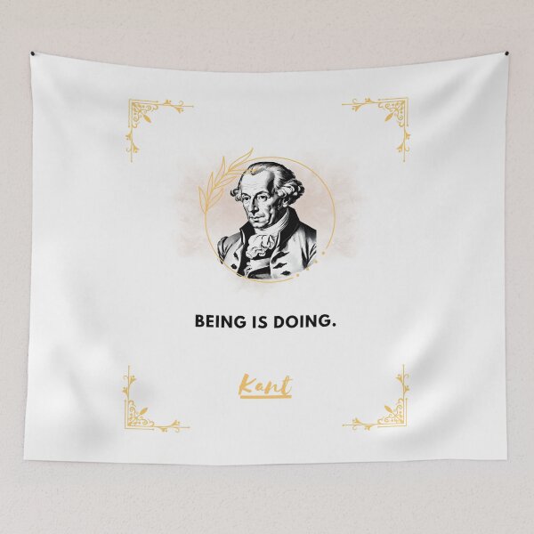 Item preview, Immanuel Kant: Being is doing designed and sold by CachoGlorious.