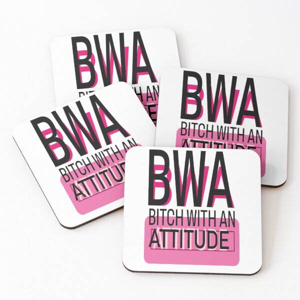 Item preview, BITCH WITH AN ATTITUDE  designed and sold by VintagePeaces.