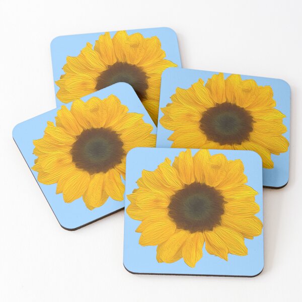 Item preview, Sunflower - Painting designed and sold by sorciere-bleue.