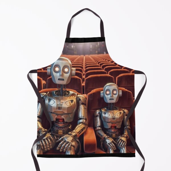 Item preview, Movie Night Robotics - Cinema Enthusiast Androids designed and sold by SmartDesignByBB.