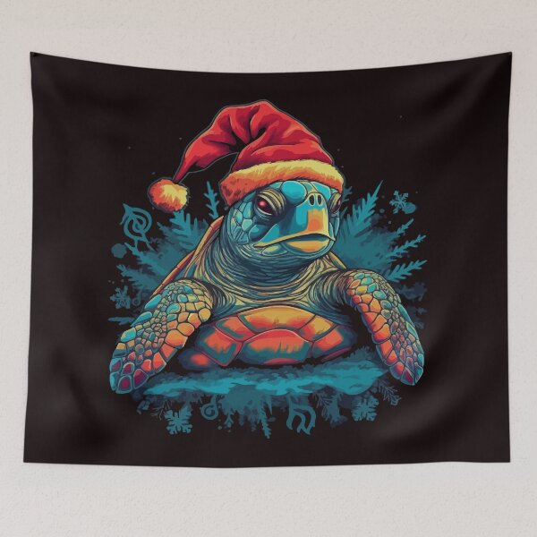 Item preview, Christmas Sea Turtle designed and sold by creativellashop.