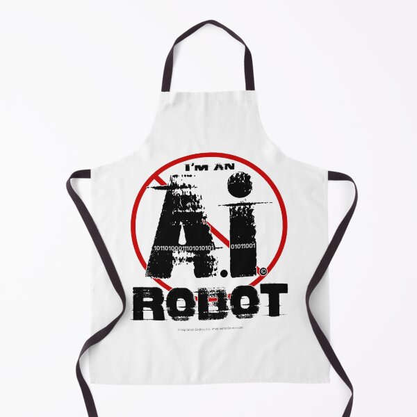 Item preview, I'm An AI ROBOT- For Light Backgrounds designed and sold by The Imagination Source™.