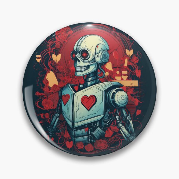 Item preview, Robotic Love - Heartfelt Mechanical Embrace designed and sold by SmartDesignByBB.