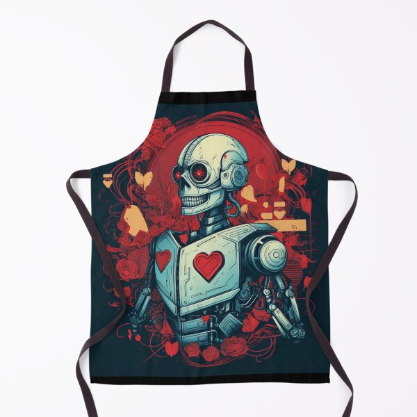 Item preview, Robotic Love - Heartfelt Mechanical Embrace designed and sold by SmartDesignByBB.