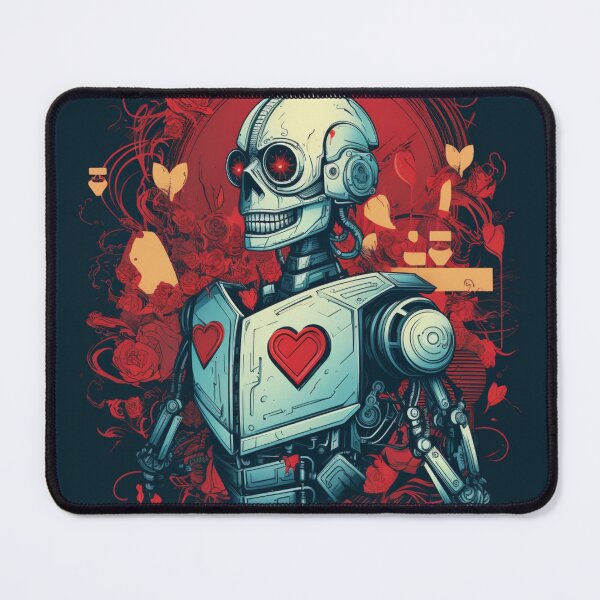 Item preview, Robotic Love - Heartfelt Mechanical Embrace designed and sold by SmartDesignByBB.