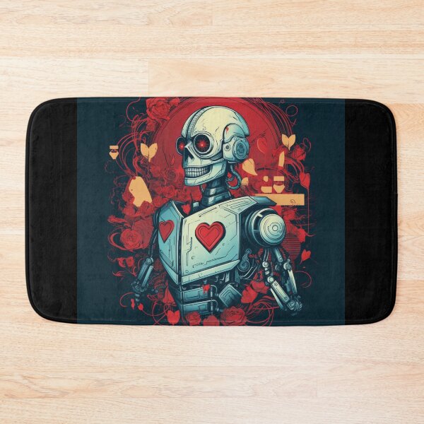 Item preview, Robotic Love - Heartfelt Mechanical Embrace designed and sold by SmartDesignByBB.