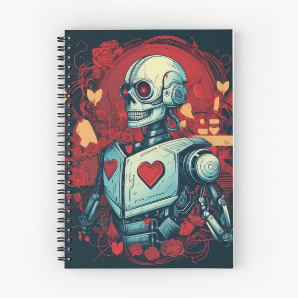 Item preview, Robotic Love - Heartfelt Mechanical Embrace designed and sold by SmartDesignByBB.