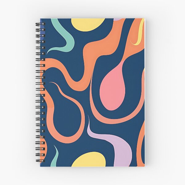 Item preview, Liquid colorful abstract squiggles  designed and sold by EasyPrints337.