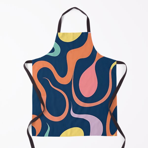 Item preview, Liquid colorful abstract squiggles designed and sold by EasyPrints337.