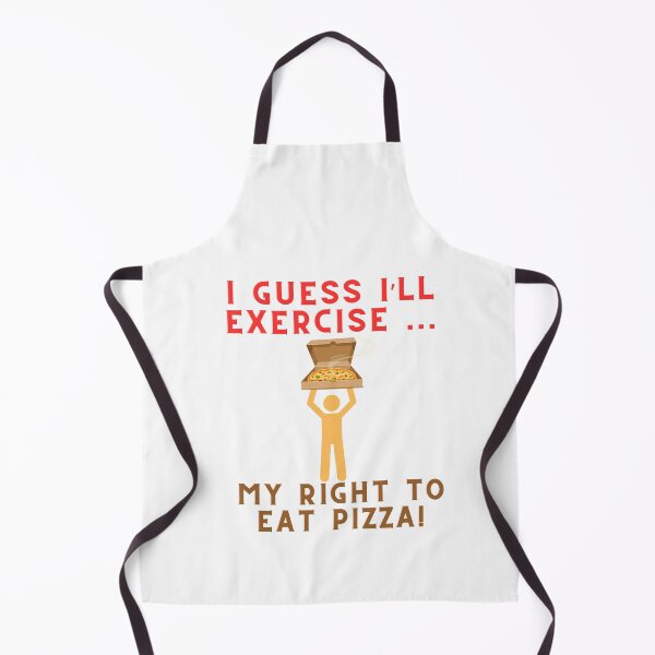 Item preview, I Guess I'll Exercise My Right To Eat Pizza Funny sticker designed and sold by NatalieArtiste.