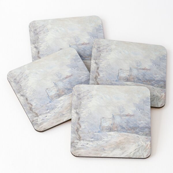 Item preview, 70.The Entrance to Giverny under the Snow, by Oscar-Claude Monet designed and sold by Suzana Djordjevic.