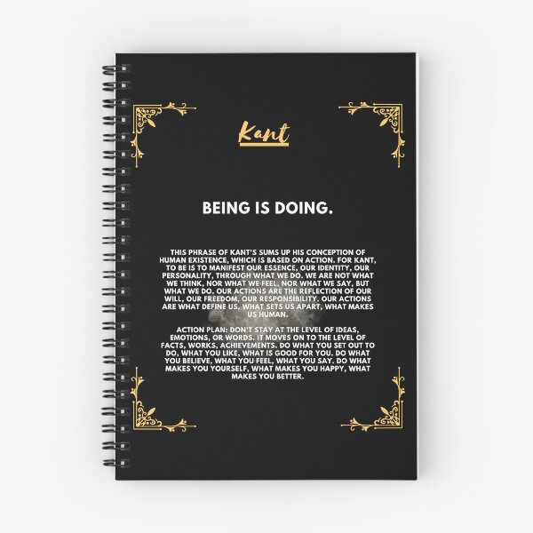 Item preview, Immanuel Kant: Being is doing, thinking is acting designed and sold by CachoGlorious.