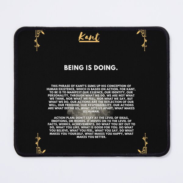 Item preview, Immanuel Kant: Being is doing, thinking is acting designed and sold by CachoGlorious.